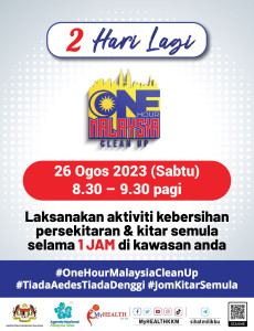 One Hour Malaysia Clean Up: 2 Hari Lagi